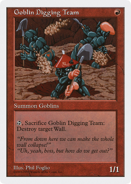 Goblin Digging Team (ATH-031) - common