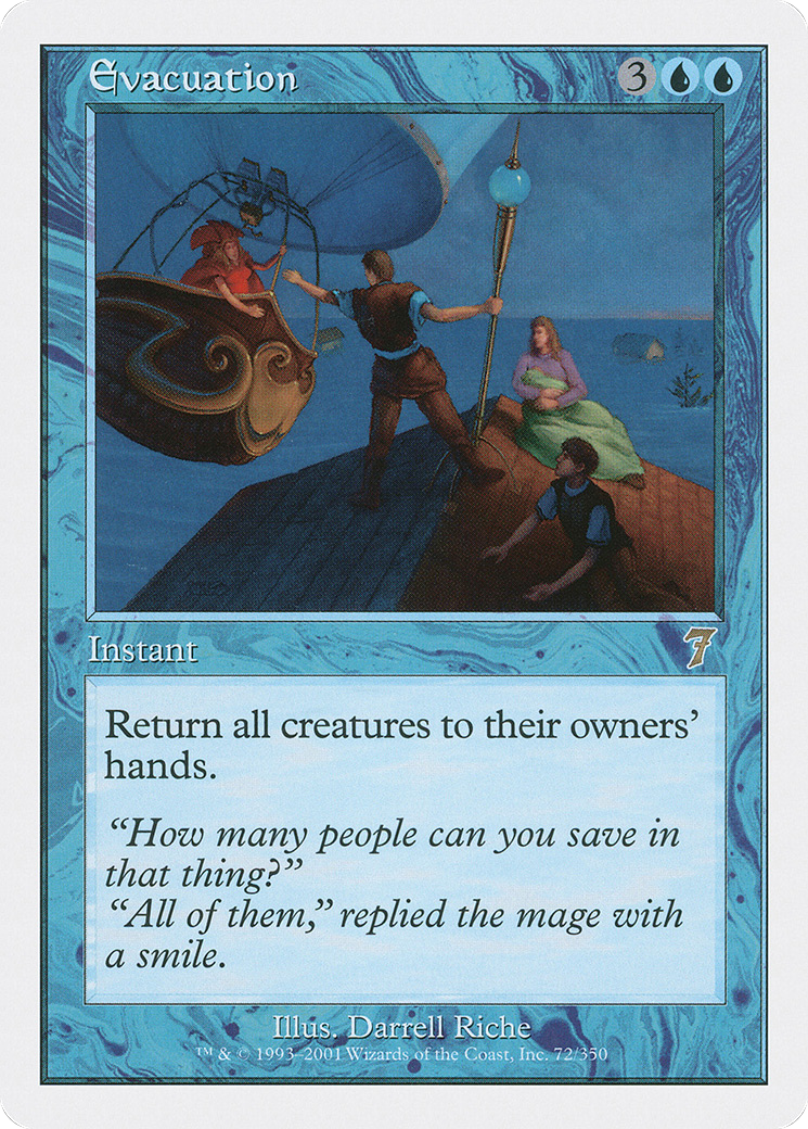 Evacuation (7ED-072) - rare