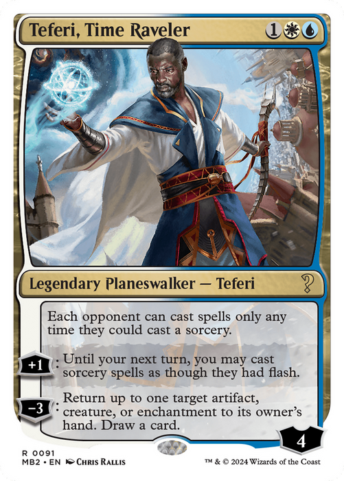 Teferi, Time Raveler (MB2-091) - rare