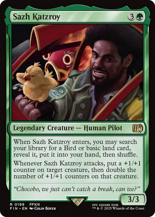 Sazh Katzroy (FIN-199) - rare