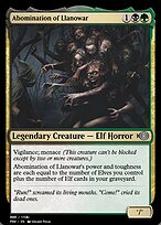 Abomination of Llanowar (PRM-86300) - uncommon - Foil