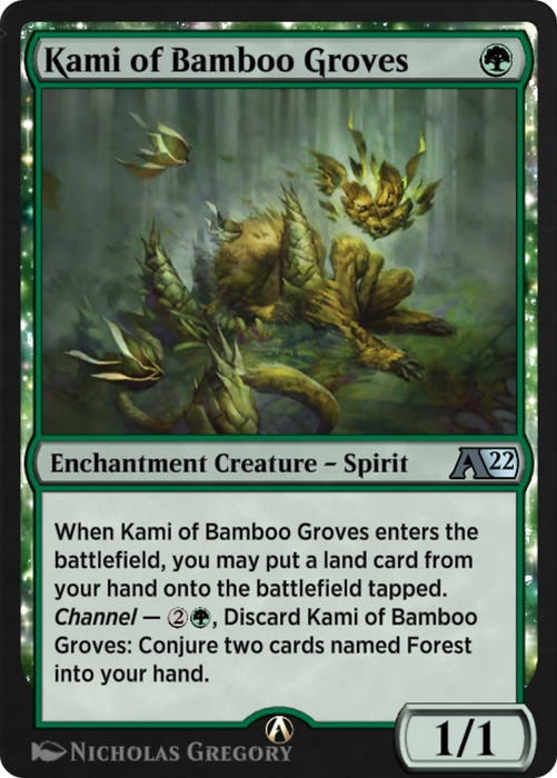 Kami of Bamboo Groves (YNEO-024) - uncommon: (enchantment)