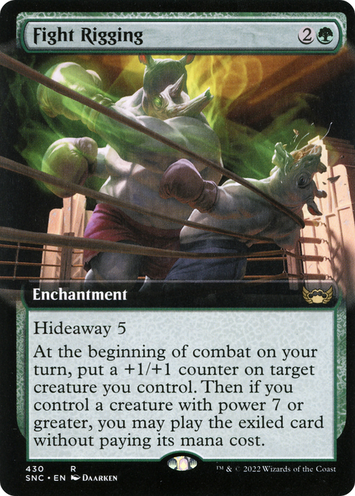 Fight Rigging (SNC-430) - rare: (Extended Art) - Foil