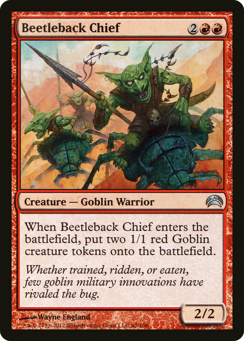 Beetleback Chief (PC2-040) - uncommon