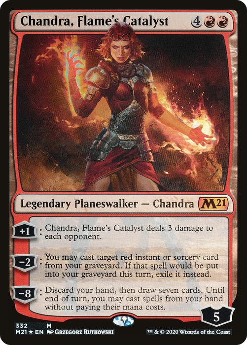 Chandra, Flame's Catalyst (M21-332) - mythic - Foil