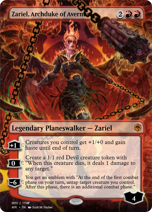 Zariel, Archduke of Avernus (PRM-92726) - mythic - Foil