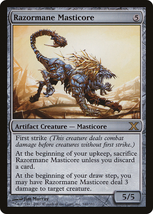 Razormane Masticore (10E-340) - rare