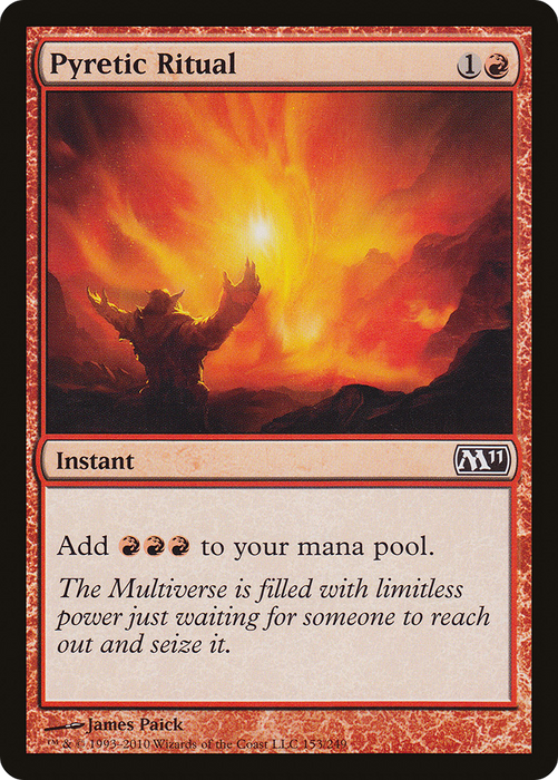 Pyretic Ritual (M11-153) - common - Foil