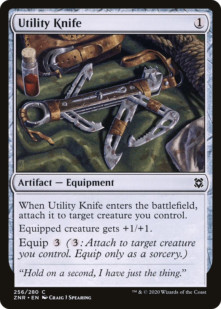 Utility Knife (ZNR-256) - common - Foil