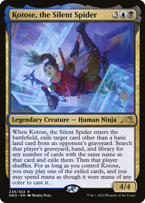 Kotose, the Silent Spider (PPNEO-228P) - rare - Foil