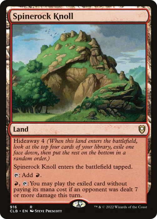 Spinerock Knoll (CLB-916) - rare