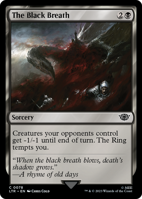 The Black Breath (LTR-078) - common - Foil