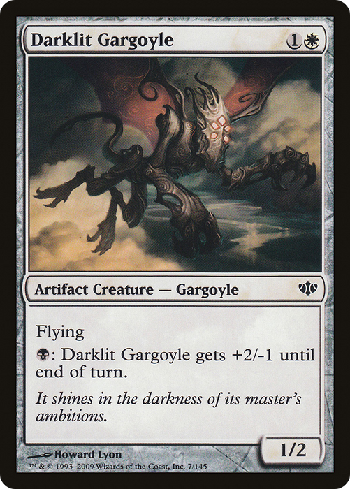 Darklit Gargoyle (CON-007) - common - Foil