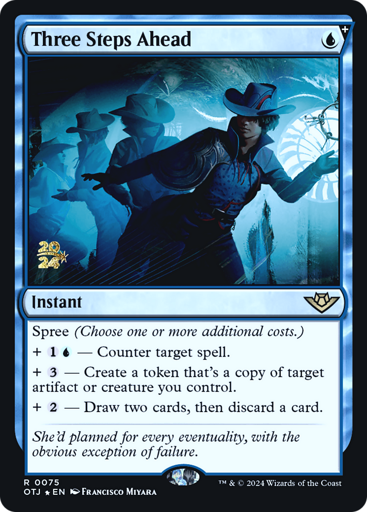 Three Steps Ahead (PRE-75S) - rare - Foil