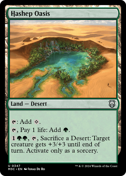 Hashep Oasis (M3C-347) - uncommon - Foil