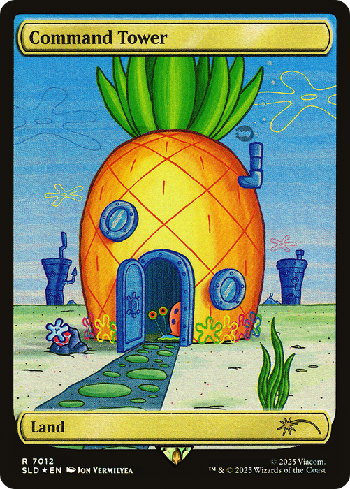 Command Tower (7012) (Rainbow Foil) (SLD-7012) - rare - Foil