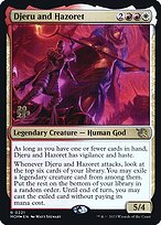 Djeru and Hazoret (PRE-221S) - rare - Foil