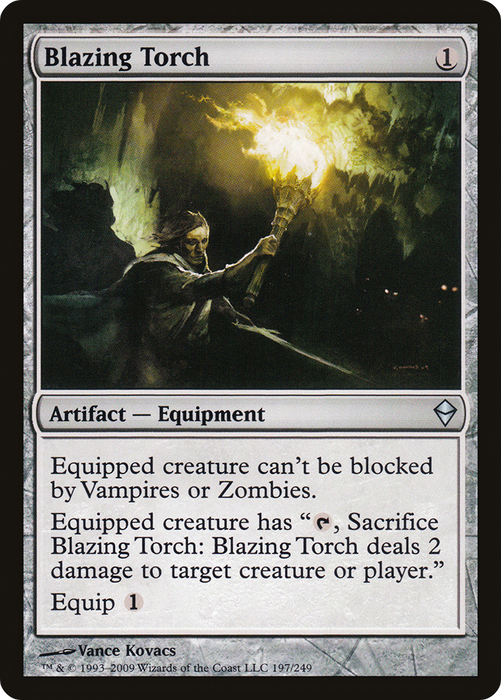 Blazing Torch (ZEN-197) - uncommon - Foil