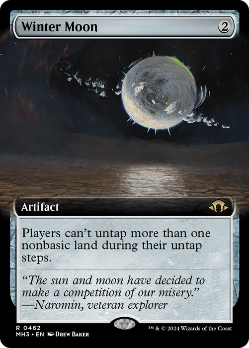 Winter Moon (MH3-462) - rare: (Extended Art) - Foil
