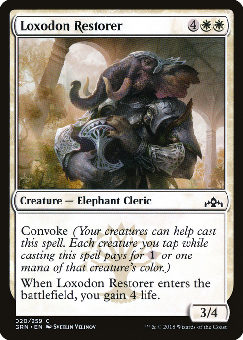 Loxodon Restorer (GRN-020) - common