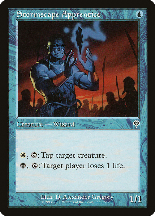Stormscape Apprentice (INV-075) - common - Foil