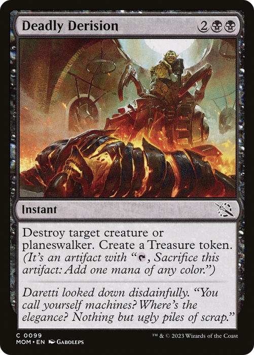Deadly Derision (MOM-099) - common - Foil