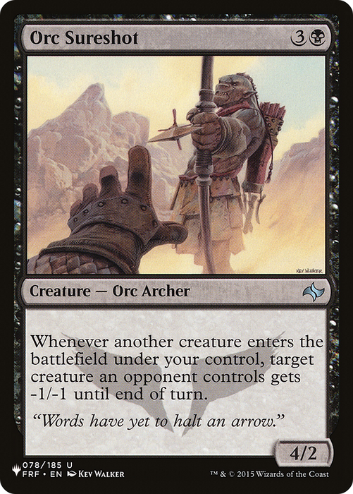 Orc Sureshot (LIST-FRF-78) - uncommon