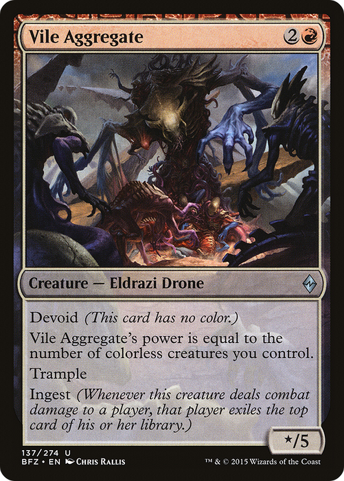Vile Aggregate (BFZ-137) - uncommon: (devoid)