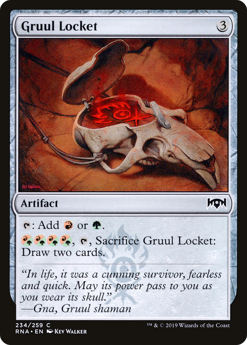 Gruul Locket (RNA-234) - common - Foil
