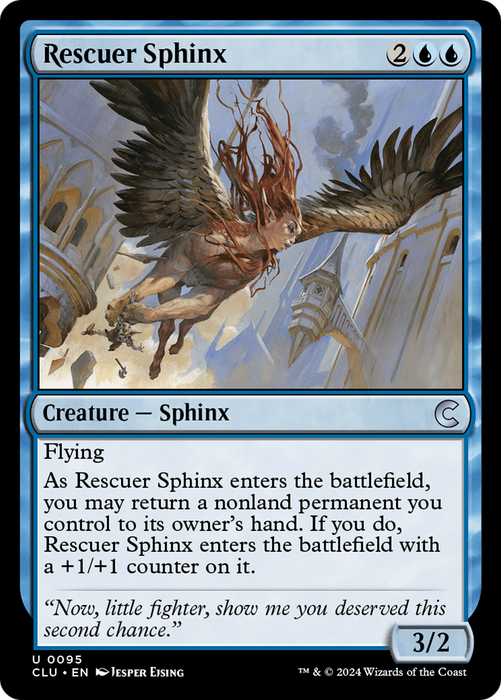 Rescuer Sphinx (CLU-095) - uncommon
