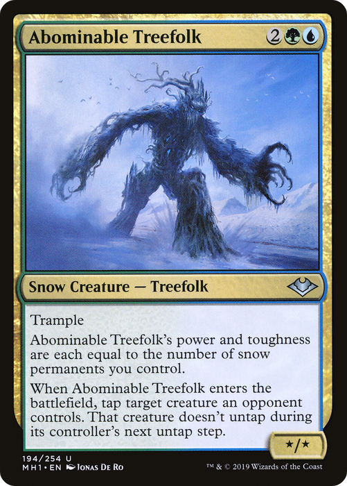 Abominable Treefolk (MH1-194) - uncommon