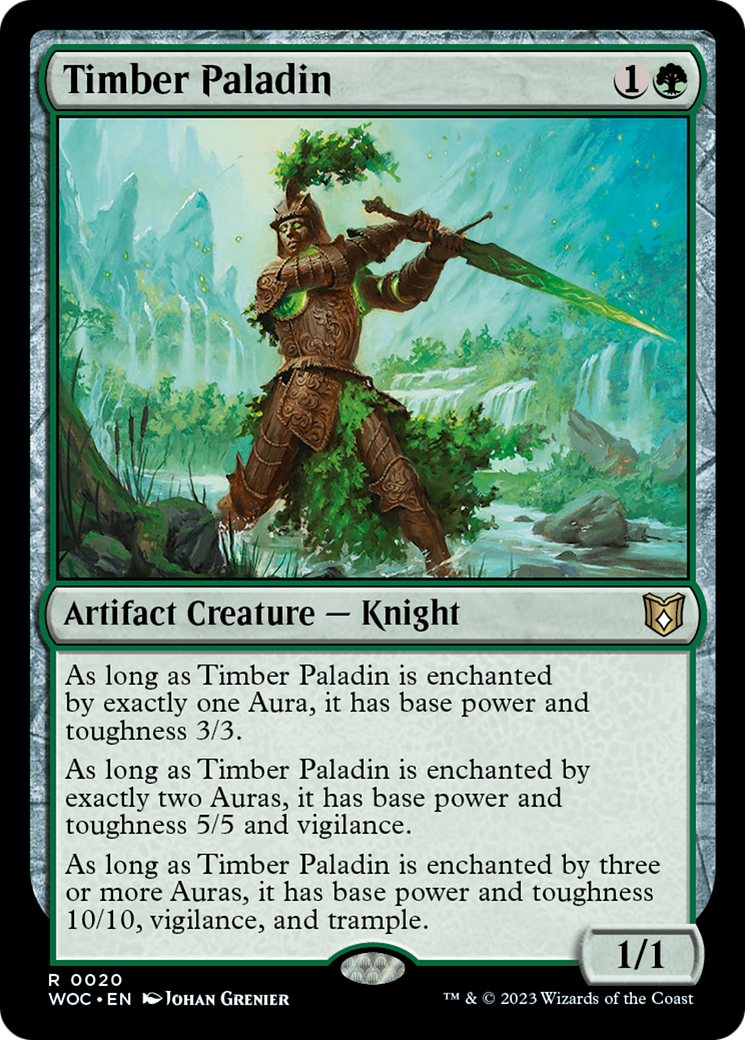 Timber Paladin (WOC-020) - rare