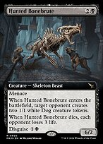 Hunted Bonebrute (MKM-400) - rare: (Extended Art)