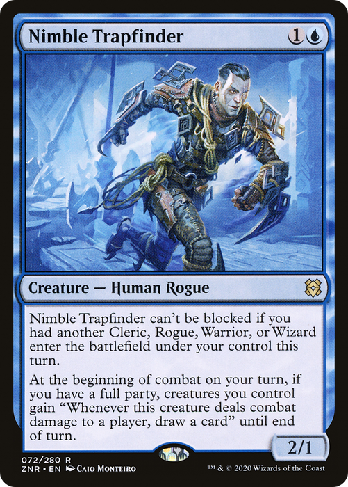Nimble Trapfinder (ZNR-072) - rare - Foil