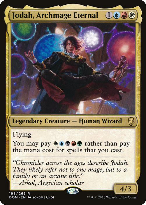 Jodah, Archmage Eternal (DOM-198) - rare - Foil