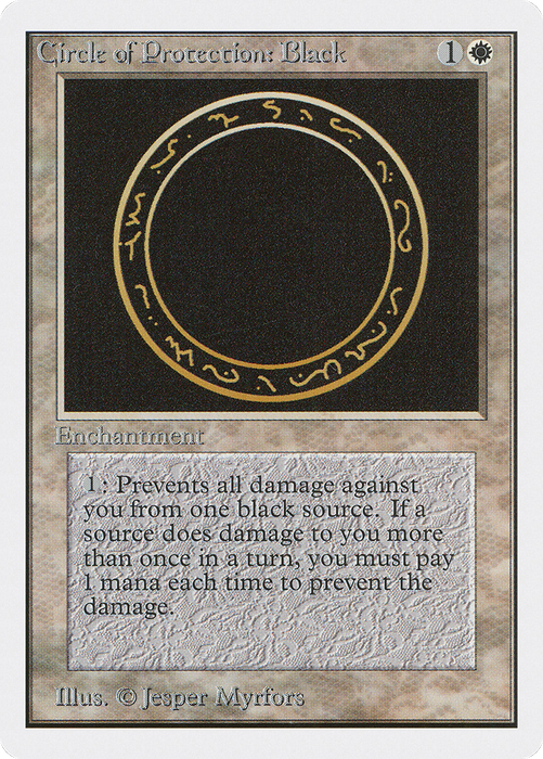 Circle of Protection: Black (2ED-010) - common
