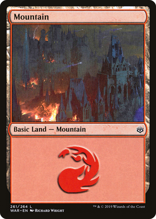 Mountain (WAR-261) - common - Foil