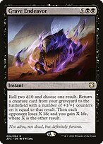 Grave Endeavor (AFC-024) - rare