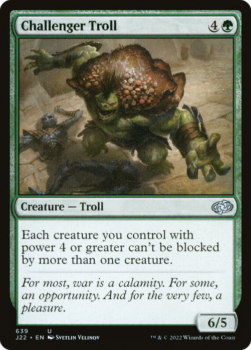 Challenger Troll (J22-639) - uncommon