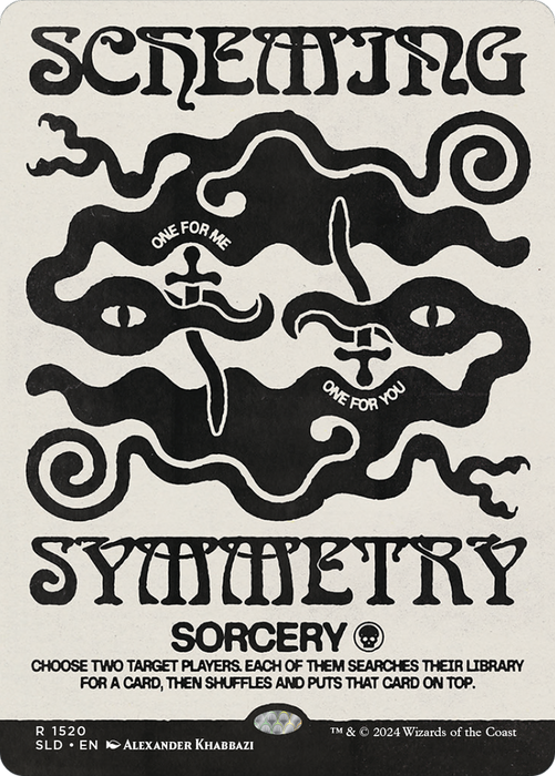 Scheming Symmetry (SLD-1520) - rare (Borderless)