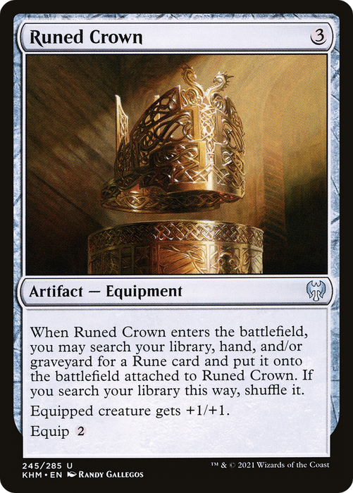 Runed Crown (KHM-245) - uncommon