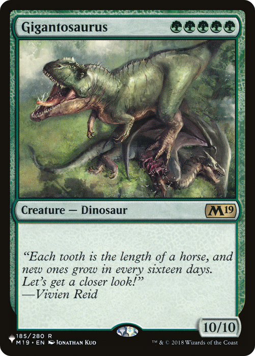 Gigantosaurus (LIST-M19-185J) - rare