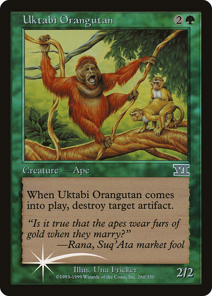 Uktabi Orangutan (ARENA-003) - rare - Foil