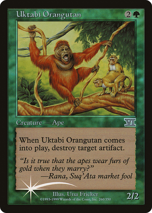 Uktabi Orangutan (ARENA-003) - rare - Foil