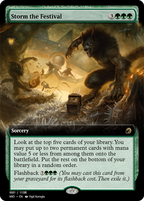 Storm the Festival (PRM-94042) - rare - Foil