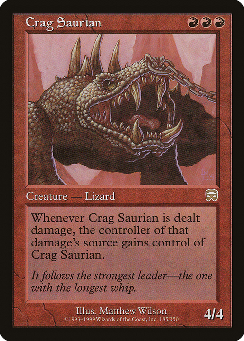 Crag Saurian (MMQ-185) - rare - Foil