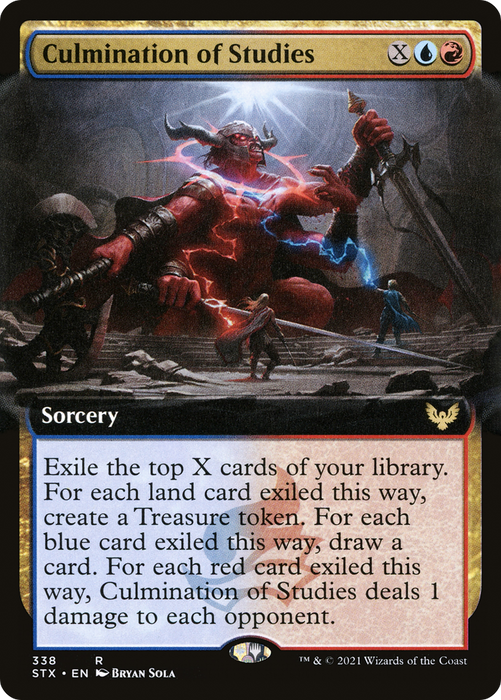 Culmination of Studies (STX-338) - rare: (Extended Art) - Foil