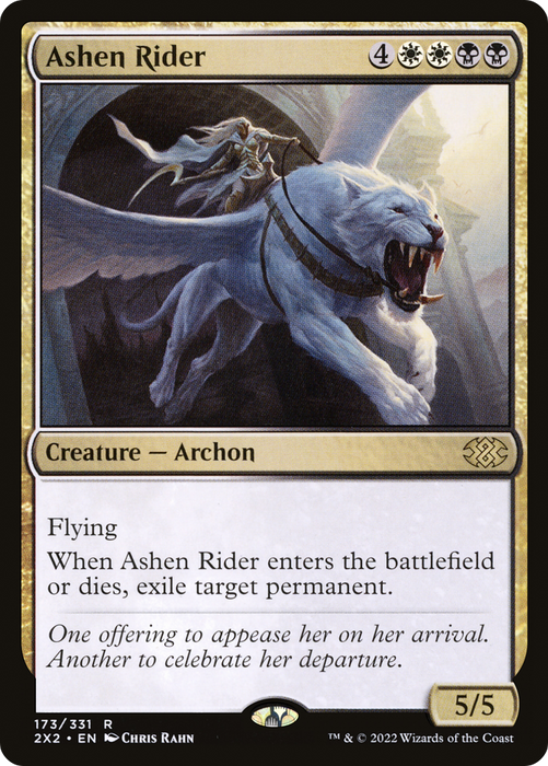 Ashen Rider (2X2-173) - rare - Foil