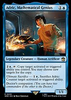 Adric, Mathematical Genius (WHO-033) - rare