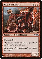 Akki Coalflinger (LIST-DD1-33) - uncommon